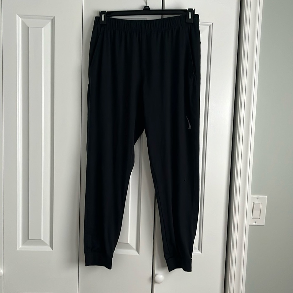 Black Nike joggers
